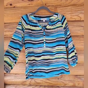 Artistic 3/4 Sleeve Blouse